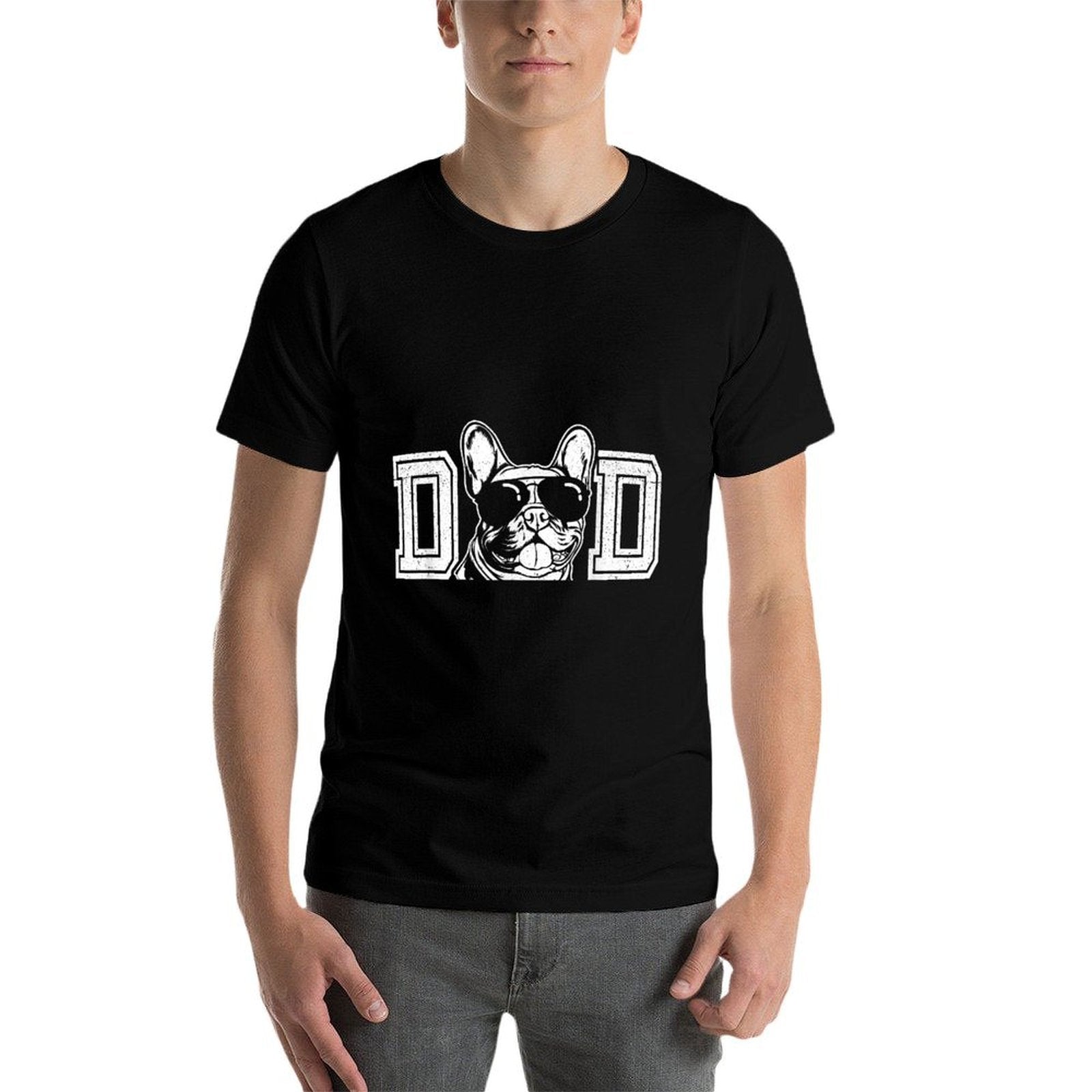 Frenchie Dog Owner For Men French Bulldog Dad Fathers Day  Affordable Price T-Shirt